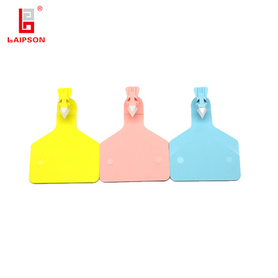 LAIPSON Tpu ISO9001 82mm TOP Tpu Single Cattle Cow Ear Tags With Laser Printing Numbers